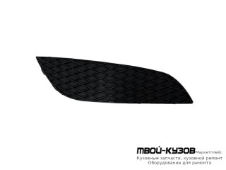 РЕШЕТКА БАМПЕРА ПЕРЕДНИЙ ПРАВАЯ СТОРОНА БЕЗ ОТВЕРСТИЙ ПОД ПРОТИВОТУМАННЫЕ ФАРЫ (КИТАЙ) для Opel ASTRA H (06.2004-)