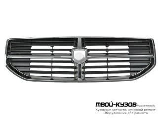 РЕШЕТКА РАДИАТОРА ХРОМ-ЧЁРНЫЙ (ТАЙВАНЬ) для Dodge CALIBER (2007-)