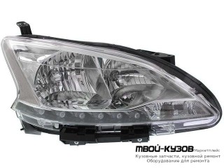 ФАРА ПРАВАЯ СТОРОНА , ДИОД (КИТАЙ) для Nissan SENTRA (2014-)
