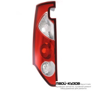 ФОНАРЬ ЗАДНИЙ ВНЕШНИЙ ЛЕВАЯ СТОРОНА П/ ДВОЙН ДВЕРЬ (DEPO) для Renault KANGOO (2008-2013)