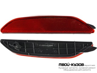 ФОНАРЬ-КАТАФОТ ЛЕВАЯ СТОРОНА В ЗАДНИЙ БАМПЕР (СЕДАН) (РОССИЯ) для KIA RIO (2011-2017)