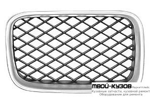 РЕШЕТКА РАДИАТОРА ПРАВАЯ СТОРОНА ТЮНИНГ ДИАГОН СЕТКА ХРОМ-ЧЁРНЫЙ (ИТАЛИЯ) для BMW E36 (12.1990 - 01.2000)