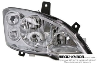 ФАРА ПРАВАЯ СТОРОНА С КОРРЕКТОР (DEPO) для Mercedes VITO (2003-)