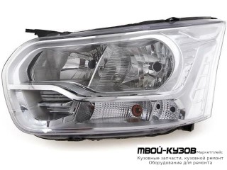 ФАРА ЛЕВАЯ СТОРОНА С КОРРЕКТОР (DEPO) для Ford TRANSIT (2014-)