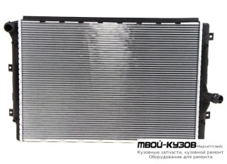 РАДИАТОР ОХЛАЖДЕНИЯ (см.каталог) для Skoda OCTAVIA (2004-2008), Volkswagen GOLF V (10.2003-), Volkswagen PASSAT B6 (06.2005-), Audi A3 (09.2003 - 09.2005-)