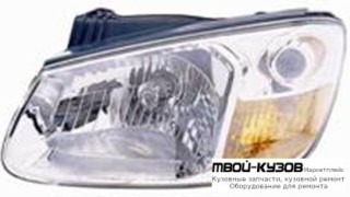 ФАРА ЛЕВАЯ СТОРОНА С КОРРЕКТОР (DEPO) для KIA CERATO (2004-)