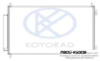 CR-V КОНДЕНСАТОР КОНДИЦИОНЕРА (KOYO) для Honda CRV (2006-2011)
