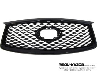 РЕШЕТКА РАДИАТОРА С ОТВ П/КАМЕРУ ЧЁРНЫЙ (КИТАЙ) для Infiniti QX50 (2018-)