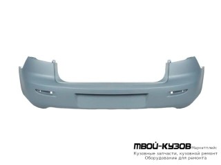 БАМПЕР ЗАДНИЙ (СЕДАН) КРОМЕ (SPORT) ГРУНТ (ТАЙВАНЬ) для Mazda 3 (2004-)