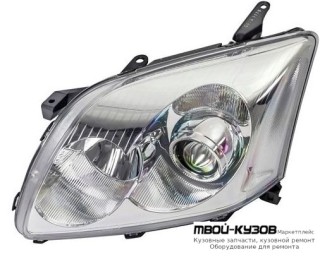 ФАРА ЛЕВАЯ СТОРОНА ПОД КОРРЕКТОР (DEPO) для Toyota AVENSIS (2003-2007)