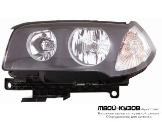 ФАРА ЛЕВАЯ СТОРОНА С КОРРЕКТОР , ВНУТРИ ЧЁРНЫЙ (DEPO) для BMW E83 X3 (01.2004-)