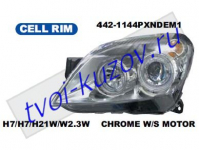 ASTRA H 04-ФАРЫ АНГЕЛЬСКИЕ ГЛАЗКИ+ЛИНЗА ХРОМ КОМПЛЕКТ