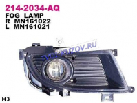 ФАРА ПРОТИВОТУМ.правая с решёткой  - для MITSUBISHI LANCER