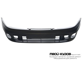 БАМПЕР ПЕРЕДНИЙ (дизель) С ОТВЕРСТИЯМИ ПОД ПРОТИВОТУМАННЫЕ ФАРЫ ГРУНТ для Fiat BRAVA / BRAVO (10.1995-) MAREA (11.1996-)