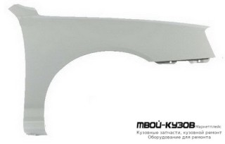 КРЫЛО ПЕРЕДНИЙ ПРАВАЯ СТОРОНА БЕЗ ОТВ ПОД ПОВТОРИТЕЛЬ (USA) (ТАЙВАНЬ) для Hyundai ELANTRA (2004-)