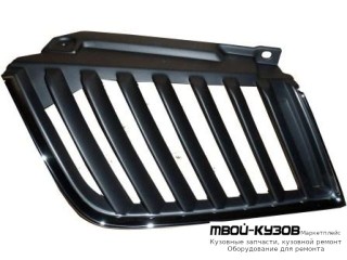 РЕШЕТКА РАДИАТОРА ЛЕВАЯ СТОРОНА ХРОМ-ЧЁРНЫЙ (ТАЙВАНЬ) для Mitsubishi L200 (2005-)