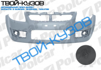 SX4 06- БАМПЕР ПЕРЕДНИЙ ГРУНТОВАННЫЙ