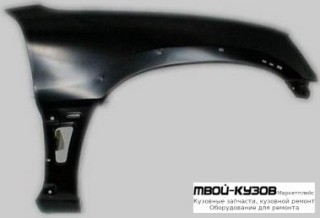 КРЫЛО ПЕРЕДНИЙ ПРАВАЯ СТОРОНА БЕЗ ОТВ ПОД ПОВТОРИТЕЛЬ С ОТВ П/РАСШИРИТ (ТАЙВАНЬ) для Toyota RAV4 (04.1994 - 08.1997) (09.1997 - 08.2000)