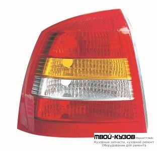ФОНАРЬ ЗАДНИЙ ВНЕШНИЙ ЛЕВАЯ СТОРОНА (ХЭТЧБЭК) (DEPO) для Opel ASTRA (03.1998 - 2003)