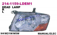 ФАРА левая под корректор 2003-  - для MITSUBISHI PAJERO MONTERO