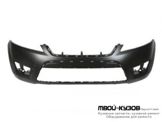 БАМПЕР ПЕРЕДНИЙ БЕЗ ОТВ П/ОМЫВАТЕЛЬ ГРУНТ (ТАЙВАНЬ) для Ford MONDEO (04.2007-)