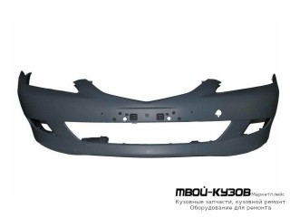 БАМПЕР ПЕРЕДНИЙ ГРУНТ (ТАЙВАНЬ) для Mazda 6 (2002-2007)