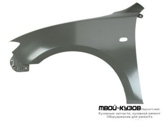 КРЫЛО ПЕРЕДНИЙ ЛЕВАЯ СТОРОНА С ОТВ ПОД ПОВТОРИТЕЛЬ (ХЭТЧБЭК) (ориг.) для Mazda 3 (2004-)