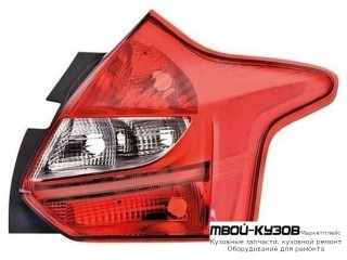 ФОНАРЬ ЗАДНИЙ ВНЕШНИЙ ПРАВАЯ СТОРОНА (ХЭТЧБЭК) С ДИОД (DEPO) для Ford FOCUS (2011-2014)