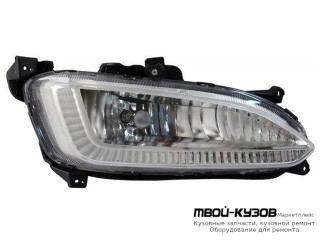 ФАРА ПРОТИВОТУМАННАЯ ПРАВАЯ СТОРОНА С ДИОД (КИТАЙ) для Hyundai SANTA FE (2012-)