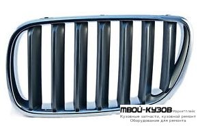 РЕШЕТКА РАДИАТОРА ЛЕВАЯ СТОРОНА ХРОМ-ЧЁРНЫЙ (ТАЙВАНЬ) для BMW E83 X3 (01.2004-)