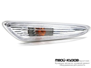 ПОВТОРИТЕЛЬ ПОВОРОТА В КРЫЛО ПРАВАЯ СТОРОНА (СЕДАН) (КУПЕ) (DEPO) ПРОЗРАЧНЫЙН для BMW E46 КУПЕ (10.1998 - 03.2003) (2003-2006), BMW E46 СЕДАН / УНИВЕРСАЛ (05.1998 - 08.2001) (09.2001 - 2003)