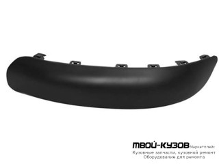 МОЛДИНГ БАМПЕРА ЗАДНИЙ ПРАВАЯ СТОРОНА (ХЭТЧБЭК) ЧЁРНЫЙ (ТАЙВАНЬ) для Peugeot 307 (08.2001-)