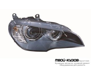 ФАРА ПРАВАЯ СТОРОНА ЛИНЗОВАННАЯ С КОРРЕКТОР (DEPO) для BMW E70 X5 (2007-)