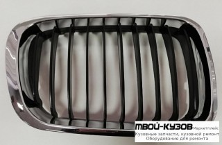 РЕШЕТКА РАДИАТОРА ПРАВАЯ СТОРОНА ХРОМ-ЧЁРНЫЙ (ТАЙВАНЬ) для BMW E46 СЕДАН / УНИВЕРСАЛ (05.1998 - 08.2001) (09.2001 - 2003)