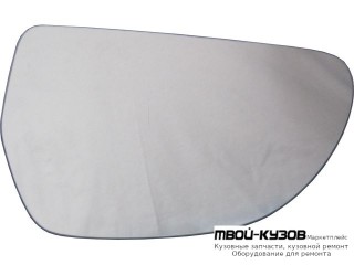 СТЕКЛО ЗЕРКАЛА ПРАВАЯ СТОРОНА С ПОДОГРЕВОМ (КИТАЙ) для Skoda OCTAVIA (2008-2012), Audi A3 (2008-2011), Audi A4 (2007-2011), Audi A5 (2007-)