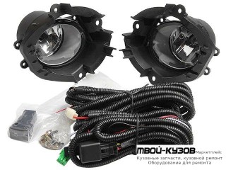 ФАРА ПРОТИВОТУМАННАЯ ЛЕВАЯ + ПРАВАЯ (КОМПЛЕКТ) С ПРОВОДК , КНОПКОЙ , КРЕПЛЕН (КИТАЙ) для Toyota RAV4 (2006-)