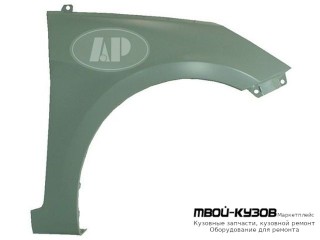 КРЫЛО ПЕРЕДНИЙ ПРАВАЯ СТОРОНА БЕЗ ОТВ ПОД ПОВТОРИТЕЛЬ (ТАЙВАНЬ) для Hyundai SOLARIS (2011-)