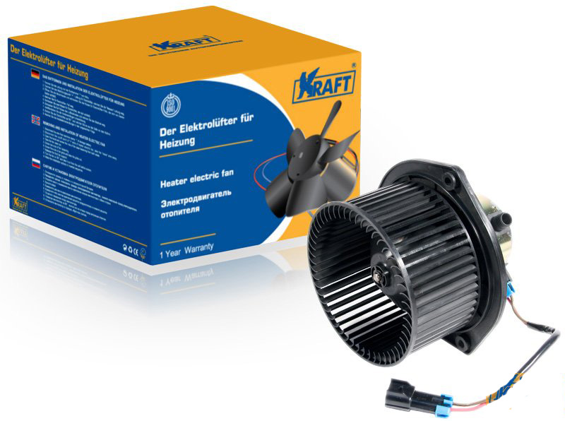 Электродвигатель отопителя ВАЗ-2110,2123 (съемн.провод) (KRAFT) КТ104505 в уп.
