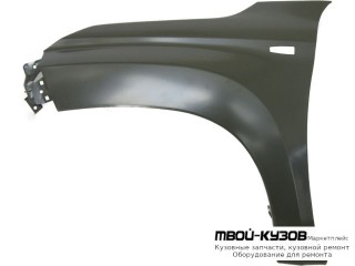 КРЫЛО ПЕРЕДНИЙ ЛЕВАЯ СТОРОНА С ОТВ ПОД ПОВТОРИТЕЛЬ (КИТАЙ) для Mitsubishi L200 (2015-)