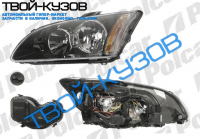 FOCUS II 05- ФАРА ПЕРЕДНЯЯ ПРАВАЯ ЧЕРНАЯ ОРИГИНАЛ С МОТОРОМ