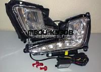 DRL-KA-001 - ДХО (КОМПЛЕКТ) (SMRKE) Kia Rio 3 (2011-2014)
