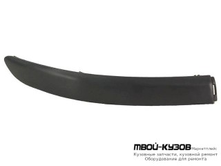 МОЛДИНГ БАМПЕРА ПЕРЕДНИЙ ПРАВАЯ СТОРОНА ЧЁРНЫЙ для Toyota YARIS (1999 - 11.2002) (12.2002 - 07.2005)