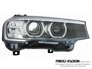 ФАРА ПРАВАЯ СТОРОНА С КОРРЕКТОР , ДИОД (КСЕНОН) (DEPO) для BMW F25 X3 (2011-)