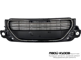 РЕШЕТКА РАДИАТОРА С ХРОМ МОЛДИНГ (КИТАЙ) для Peugeot 301 (2013-)
