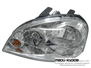 ФАРА ЛЕВАЯ СТОРОНА ПОД КОРРЕКТОР (СЕДАН) (УНИВЕРСАЛ) (DEPO) для Chevrolet LACETTI (2004-) / DAEWOO NUBIRA (2004-)