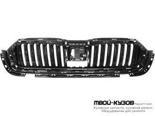 РЕШЕТКА РАДИАТОРА С ХРОМ МОЛДИНГ (КИТАЙ) для Skoda OCTAVIA (2019-)