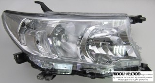 ФАРА ПРАВАЯ СТОРОНА ПОД КОРРЕКТОР (DEPO) для Toyota LANDCRUISER PRADO 150 (2017-)