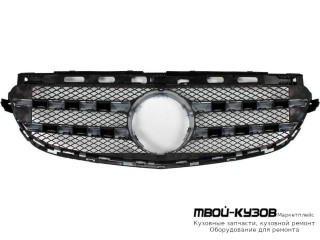 РЕШЕТКА РАДИАТОРА БЕЗ ОТВ П/КАМЕРУ (ТАЙВАНЬ) для Mercedes W212 (2009-)