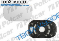 KA 96-08 ВСТАВКА ЗЕРКАЛА Л=П, ВЫПУКЛОЕ, ХРОМ