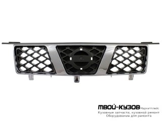 РЕШЕТКА РАДИАТОРА ХРОМ-СЕРЫЙ (ТАЙВАНЬ) для Nissan X-TRAIL (06.2001-)